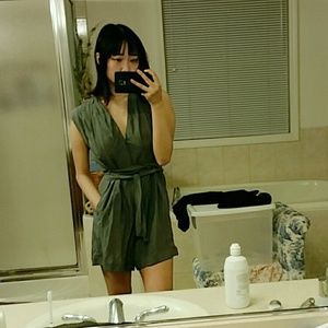 SOLD- Helmut Lang 100% Silk Romper